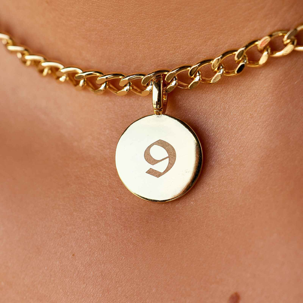 Engravable Coin Harper Charm