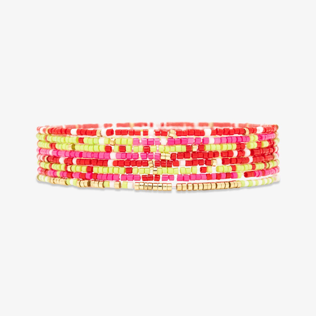 Strawberry Fields Stretch Bracelet Set of 8