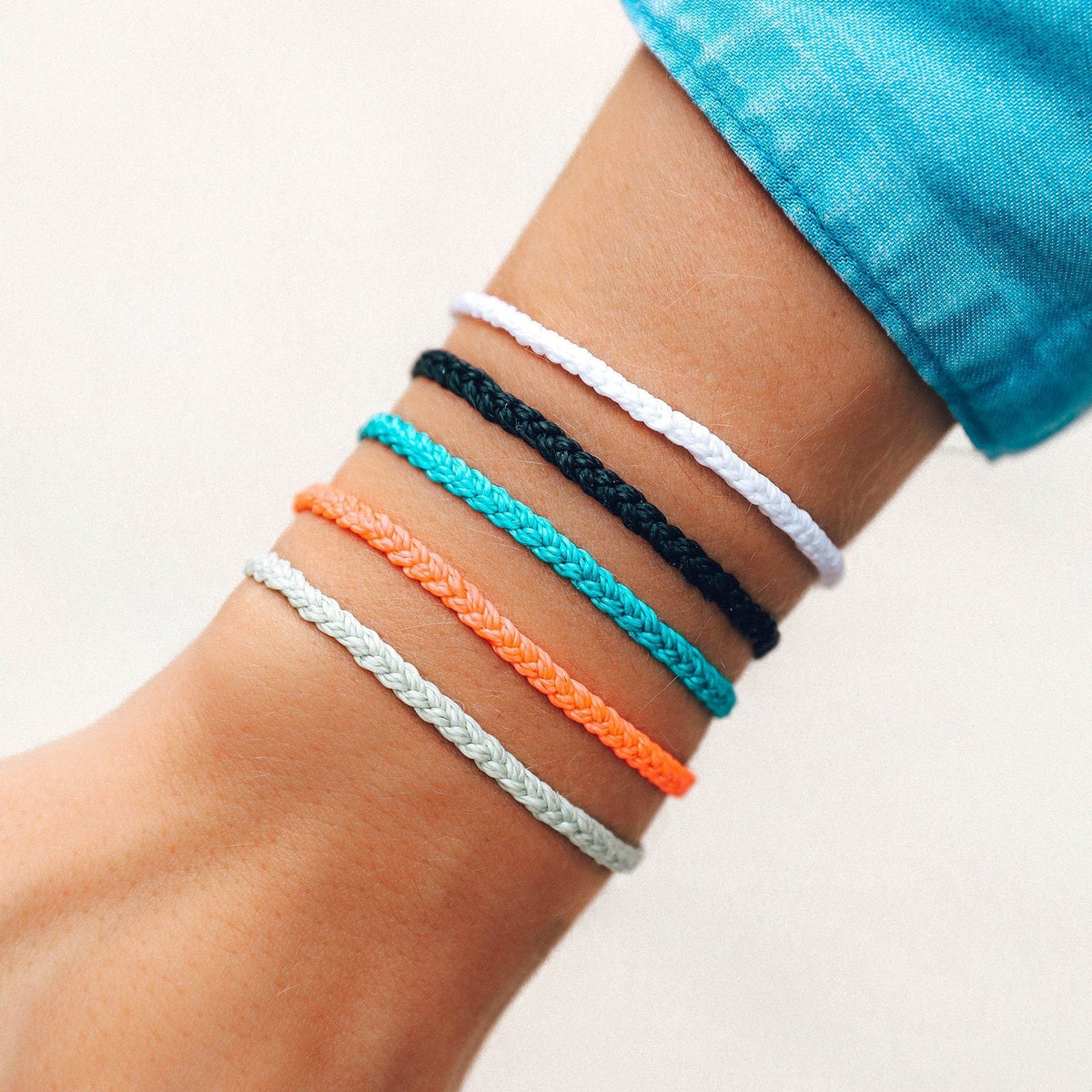 Solid Mini Braided Bracelet